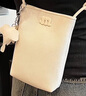 pu新款手机包单肩包时尚斜挎包小方包潮流可爱小清新竖款包包女 米白色 实拍图