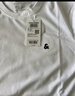 杰克·琼斯（JACK&JONES）25年男装T恤男夏季T恤舒适男士短袖凉感多色上衣纯色水洗不易走形 A06白色 3XL 实拍图