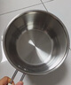 双枪（Suncha）316L不锈钢小奶锅辅食锅汤锅泡面蒸锅燃气电磁炉18cm带盖 实拍图