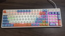 狼途（LANGTU）GK102星海三模机械键盘  游戏键盘 102键混光背光键盘 游戏办公吃鸡键盘 金轴 实拍图