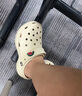 卡骆驰crocs经典云朵老爹鞋洞洞鞋时尚百搭女鞋拖鞋一脚蹬|206750 骨白色-2Y2(含智必星) 35 (220mm) 实拍图