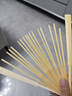 六品书院 宣纸折扇中国风古风扇子空白夏季书法题字绘画扇洒金扇面diy画扇 八寸中玉平板 实拍图