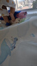 babycare抗菌婴儿凉席宝宝透气吸汗婴儿床冰丝席儿童幼儿园可水洗 【天丝苎麻】鲸鱼乐车 70*140CM 实拍图