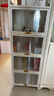 唐辑钢制书架书柜防尘储物收纳柜落地置物架多层带门铁艺书架五层长50 实拍图