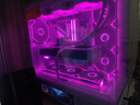骨伽星链V2  机箱积木风扇 ARGB 5v3针主板同步 PWM温控调节（12CM/降噪防震脚垫） 星链V2白色反叶（3连包） 实拍图