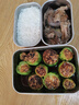 小熊（Bear）电热饭盒 加热饭盒 保温饭盒可加热 双层四胆办公室蒸煮热饭神器可预约上班族加热便当盒DFH-G16W7 实拍图