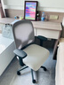 得力（deli）91107设计时尚办公椅 人体工学居家风格电脑椅 青色 实拍图