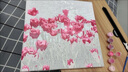 落日玫瑰数字油画diy花卉填色涂鸦手工手绘diy油彩画卧室装饰画 A019郁金香 30*40实木内框+丙烯颜料+画笔 实拍图