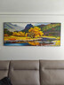 嘉际美式山水客厅风景装饰画纯手绘油画欧式办公室挂画 二号框 精品手绘油画+定制尺寸(联系客 实拍图