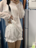 jk安全裤女南瓜裤打底裤防走光夏季薄款学生保险短裤可外穿配裙子 白色 【新款侧边蝴蝶结】 L 【推荐80-120斤】 实拍图
