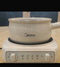 美的（Midea）电煮锅 电蒸锅 电炒锅 电热锅 2.6L分体式 小型1-2人学生宿舍多功能锅 泡面锅 XZC2061 配蒸笼 实拍图