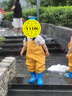熊火儿童下水裤户外玩水服捉鱼赶海半身涉水裤背带连体鞋防水沙滩 29 鞋内18.5cm 实拍图