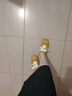 拉夏贝尔女鞋板鞋女夏季网面透气软底百搭徳训鞋子女6628-2 黄色 39 实拍图