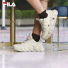斐乐（FILA）可颂面包鞋运动鞋男士休闲鞋舒适厚底老爹鞋复古 燕麦色-OM 41 实拍图