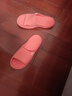 KENROLL科柔男女士浴室居家户外防滑拖鞋夜光家居凉拖鞋 熔岩橙 37/38  实拍图