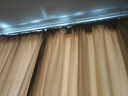 水星家纺窗帘遮光遮阳客厅卧室5A级抗菌挂钩款窗帘250宽*250高cm1片奶油色 实拍图