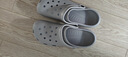 利达妮（TZLDN）厚底洞洞鞋男士夏季外穿沙滩凉鞋防滑防臭eva包头拖鞋手术室专用 岩石灰 42 -43【标准码】 实拍图