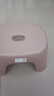 【京喜甄选】新款加厚奶油风家用小凳子塑料凳可叠放耐用儿童凳 樱花粉2个 实拍图