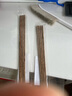 京东京造 筷子 家用食品级餐具无漆无蜡鸡翅木【超长火锅筷】42cm*2双 实拍图
