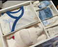 babycare新生儿见面礼盒衣服婴儿礼物周岁初生宝宝用品大全 海盐蓝 59cm  实拍图