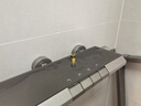 安华ANNWA 淋浴花洒套装全套整套精铜增压喷头全铜沐浴洗澡神器钢琴键 【冷热数显】枪灰  | 59A全铜水路 | 超大顶喷 R9Ultra 实拍图