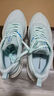 361°运动鞋男鞋飞羽2夏季薄透超轻网面透气缓震休闲通勤跑步鞋 羽毛白/冰河蓝 42 实拍图