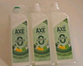 斧头牌（AXE）柠檬鸭屎香果蔬餐具净洗洁精1.01kg*3（泵+补补）6大零添加 实拍图