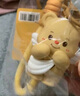 TaTanice黄油小熊钥匙扣挂件情侣可爱书包挂饰儿童玩具男女孩开学生日礼物 实拍图