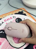 罗技（Logitech）时尚系列 PEBBLE鼠标 无线蓝牙鼠标 办公静音鼠标 女性鼠标对称鼠标 鹅卵石造型 玫瑰粉 实拍图