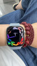 Apple/苹果 Watch Series 10 智能手表GPS款46毫米银色铝金属表壳青云色回环式运动表带MX243CH/B 实拍图