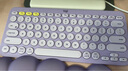 罗技（Logitech）时尚系列 K380 键盘 蓝牙键盘 无线键盘 办公键盘 女性 简约便携 超薄键盘 笔记本键盘 星暮紫 实拍图