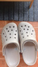 crocs卡骆驰洞洞鞋贝雅男鞋女鞋轻便耐磨一脚蹬拖鞋休闲鞋|10126 卵石色-2V3 40 (250mm) 实拍图