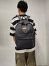 回力（Warrior）双肩包男生港风复古初高中大学生书包潮流大容量防泼水电脑背包女 灰色【带金属太空人挂件】 实拍图