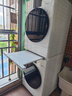 松下白月光5.0系列洗烘套装 纯平全嵌 滚筒洗衣机+变频热泵烘干机 除毛洗烘 智能投放彩屏 白月光5.0全能版（12+12）黑色机门 实拍图