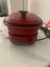 丽克特（recolte） 电火锅电炒锅 多功能锅分体式家用多功能涮烤肉 学生宿舍小型泡面煮面锅电煮锅 1.3L 多功能小电锅-复古红-RPD-4 （R） 实拍图