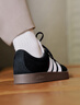 adidas T头鞋 VL COURT复古板鞋德训鞋男女阿迪达斯轻运动   黑色/白色JS3004   43 实拍图