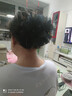薇施妮（WEISHINI）满天星花朵羽毛蓬松抓夹显发量头饰后脑勺鲨鱼夹公主头发卡夹子女 金边羽毛抓夹-婉如B07-204 实拍图