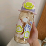 babycare儿童水杯吸管杯双饮二合一户外运动水壶上学大容量PPSU-满杯600ml 实拍图