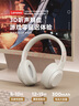 联想（Lenovo）【热销50万件】头戴式无线蓝牙耳机电竞游戏有线两用 重低音乐运动降噪通用苹果小米手机 TH10米白 实拍图