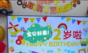 创承印艺汽车主题儿童周岁生日装饰男孩宝宝气球派对场景布置电视投屏背景 实拍图