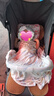 U&MUDI婴儿帽子夏季女宝宝遮阳薄款公主帽可爱胎帽春秋新生儿女童包头帽 公主帽-白色 42-48cm（3-20月) 晒单实拍图