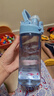 乐扣乐扣（LOCK&LOCK）人鱼线塑料水杯运动水杯夏天便携水壶带刻度提手男女水杯子 天空蓝520ml 实拍图