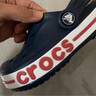 crocs卡骆驰洞洞鞋贝雅卡骆班轻便耐磨一脚蹬休闲鞋|205089 石板灰/青柠绿-0GX 37 /38(230mm) 实拍图