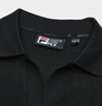 FILA 斐乐官方女子针织连衣裙时尚修身POLO领短袖裙子 正黑色-BK 2XL (180) 96A 实拍图