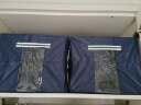 晟旎尚品抑菌布艺收纳箱 衣服玩具衣物收纳储物整理箱66L 藏青色3只 实拍图