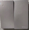 公牛（BULL）开关插座 G12系列二开单控开关86型大面板开关G12K211 星空灰 实拍图