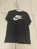 耐克(NIKE)男短袖T恤 纯棉 运动休闲 经典简约 AR5005-010 黑色L 实拍图