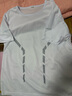 冰丝t恤男士短袖2025新款夏季运动速干透气半袖男体恤宽松上衣服 白色 2XL 实拍图