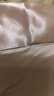 水星家纺枕套真丝枕套100%桑蚕丝枕头套19姆米真丝枕芯套单只装48x74cm咖 实拍图