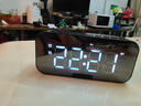 米家时钟声音闹钟学生专用摆件电子儿童女孩男孩强力叫醒充电闹铃 黑色版2组闹钟+小程序设置+蓝牙 实拍图